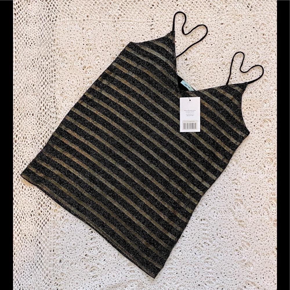 Kimchi Blue NWT black and gold tank